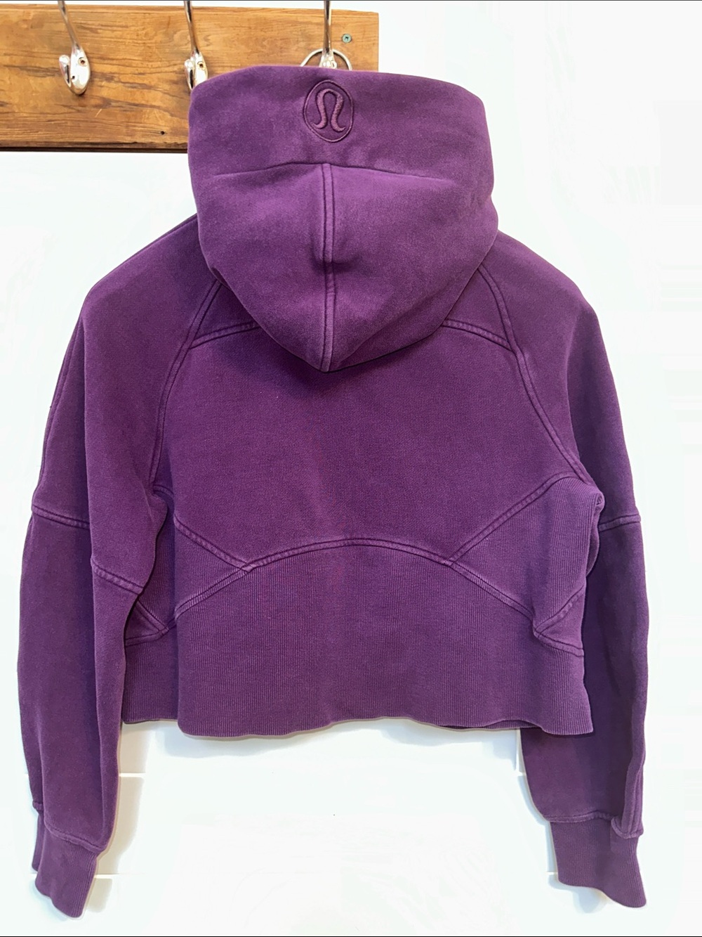 Lululemon Scuba Oversized Half Zip Cropped Hoodie - Picture 9 of 14